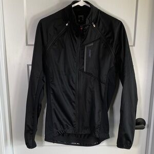 Rion Mens Black Performance Cycling Jacket Medium